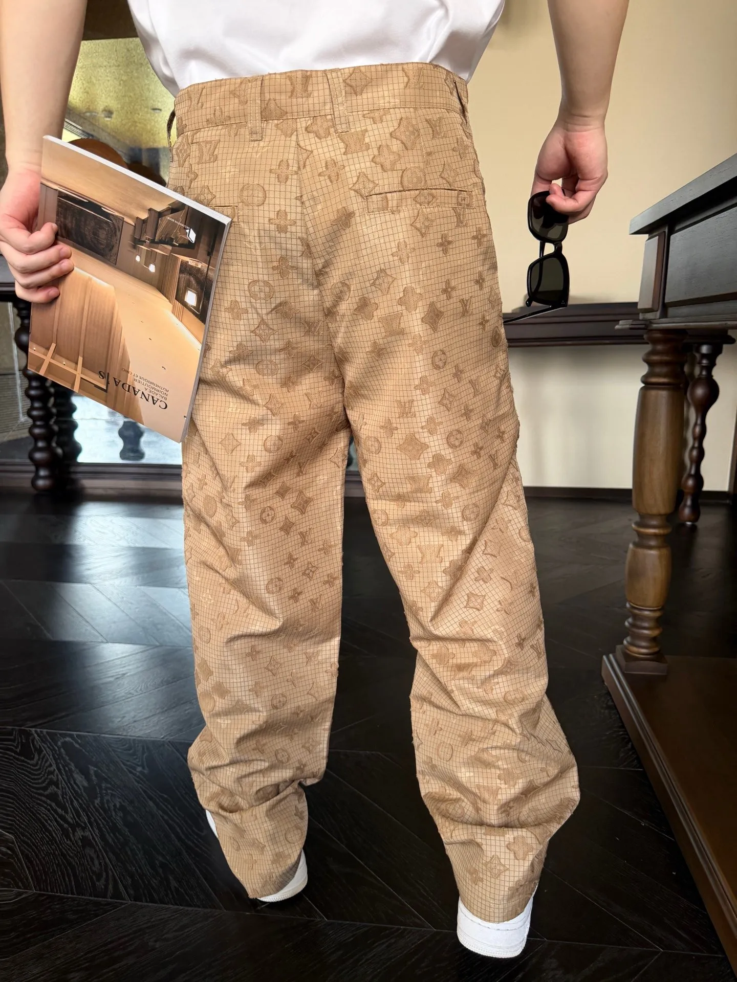 Louis Vuitton/Louis Vuitton presbyopia printed tear-resistant trousers
